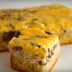 Заливной пирог с курицей и грибами - Вкусные рецепты - медиаплатформа МирТесен