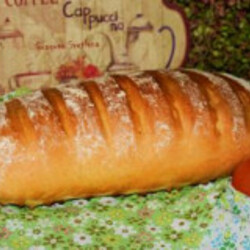 Батон на сухих дрожжах в духовке