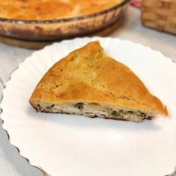 Вкусный заливной пирог с курицей и сыром - Четыре вкуса                                             - 14 ноября                                             - 43923864328 - Медиаплатформа МирТесен