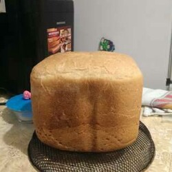 Пшеничный хлеб на закваске в хлебопечке