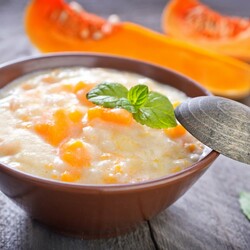 Тыквенная каша с манкой – рецепт манной каши из тыквы