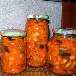 САЛАТ на ЗИМУ “ВЛЮБЛЕННАЯ ФАСОЛЬ” - Скатерть-Самобранка - медиаплатформа МирТесен