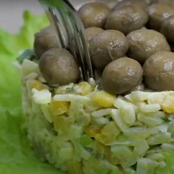 Простой салат к Новогоднему столу - Четыре вкуса - медиаплатформа МирТесен