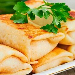 Блины с картофельно-яичной начинкой и зеленым луком - БУДЕТ ВКУСНО! - медиаплатформа МирТесен