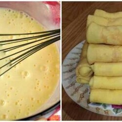 Такие молочные блинчики готовила моя бабушка, а теперь готовлю я по ее рецепту и всегда они получаются - Вкусные рецепты - медиаплатформа МирТесен