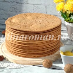 Медовые коржи для торта