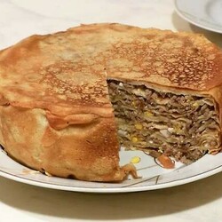 С утра пеку БЛИНЫ, а потом формирую мясной ТОРТ. Мои домашние в восторге - Вкусные рецепты                                             - 18 ноября                                             - 43140250106 - Медиаплатформа МирТесен