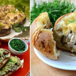 Закуски с грибами