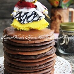 Шоколадные панкейки с какао - 10 пошаговых фото в рецепте