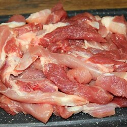 Я просто нарезала мясо на полоски! Все сложила в одну форму и ужин готов! - Скатерть-Самобранка - медиаплатформа МирТесен