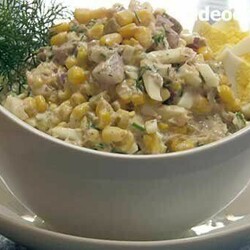 Салат из кукурузы с тунцом – рецепт Бабушки Эммы