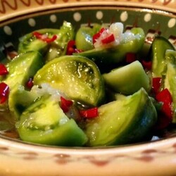 Как замариновать зеленые помидоры дольками на зиму - Вкусные рецепты - медиаплатформа МирТесен