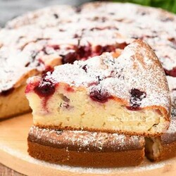 Пирог к чаю с замороженными ягодами в духовке (ТЕСТО бесподобное) - Вкусные рецепты                                             - 3 февраля                                             - 43986393732 - Медиаплатформа МирТесен