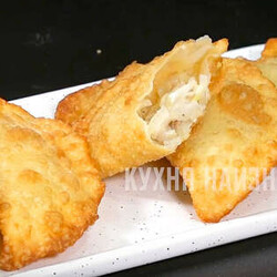 Чебуреки с мойвой