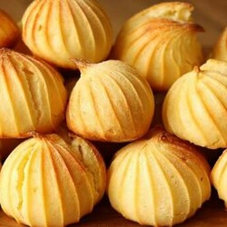 Сладкое, заварное печенье