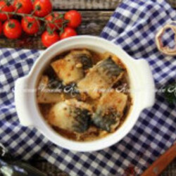 Скумбрия в соевом соусе с горчицей и майонезом в духовке