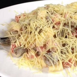 «Французский поцелуй» — один из самых любимых моих салатов, который я часто готовлю дома - Вкусные рецепты - медиаплатформа МирТесен