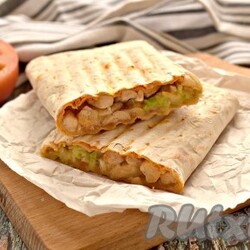 Шаурма на электрогриле в домашних условиях