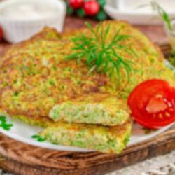 Оладьи из брокколи