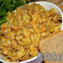 Рецепт ленивых голубцов на сковороде - 8 пошаговых фото в рецепте