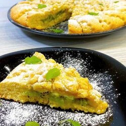 Тертый пирог с киви. Одним кусочком не обойтись) - БУДЕТ ВКУСНО! - медиаплатформа МирТесен