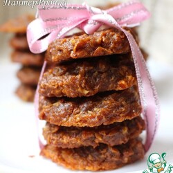 Морковное печенье на ржаной муке