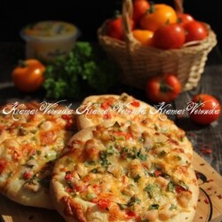 Лепёшки с курицей и овощами - 10 пошаговых фото в рецепте