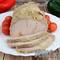 Свинина в горчице в фольге в духовке - 10 пошаговых фото в рецепте