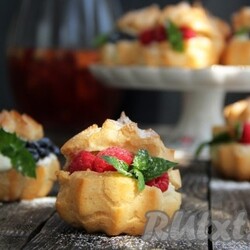 Эклеры на растительном масле - 13 пошаговых фото в рецепте