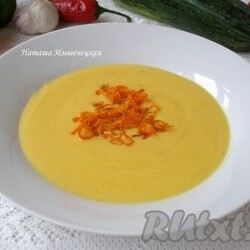 Суп-пюре из кабачка, моркови и лука - 9 пошаговых фото в рецепте