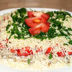 Салат "Загадка". Ещё никто не догадался, что он с баклажанами