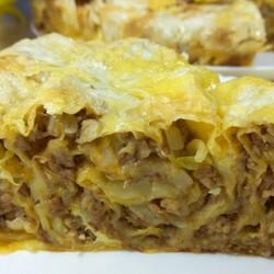 Готовим мясной пирог из лаваша с капустой. Безумно вкусно!