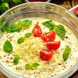 Салат «Помидоры под снегом»