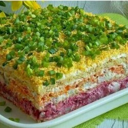 Закусочный торт «Созвездие». Царь праздничного стола! - Вкусные рецепты - медиаплатформа МирТесен