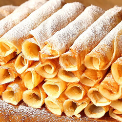 Трубочки к чаю готовы за минуты. Используем самые простые ингредиенты