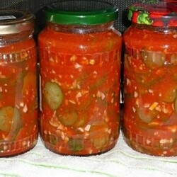 Как заготовить огурчики с чесночком в томатном соусе на зиму - Вкусные рецепты - медиаплатформа МирТесен