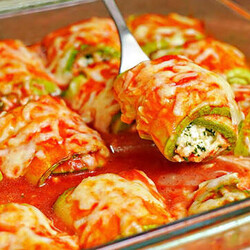 Рулетики из кабачков с творогом и сыром в духовке - БУДЕТ ВКУСНО! - медиаплатформа МирТесен