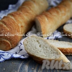 Рецепт французского багета в духовке - 16 пошаговых фото в рецепте