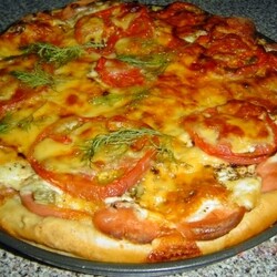 Пицца с капустой