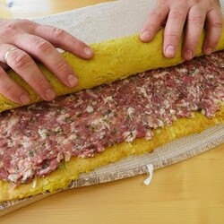 Большой драник в духовке