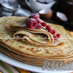 Заварные блины на воде - 12 пошаговых фото в рецепте