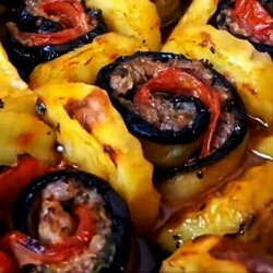 Красивые и вкусные розочки из баклажанов. Удивите всех необычным блюдом! - Вкусные рецепты - медиаплатформа МирТесен