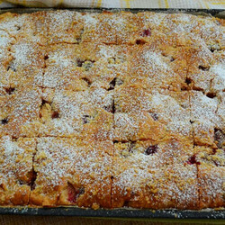 Домашний песочный пирог с яблоками и вишней — очень вкусный и ароматный - БУДЕТ ВКУСНО! - медиаплатформа МирТесен