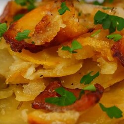 Аппетитное блюдо из сала и картофеля - Четыре вкуса - медиаплатформа МирТесен