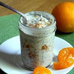 Ленивая овсянка с кефиром и апельсинами - Вкусные рецепты - медиаплатформа МирТесен