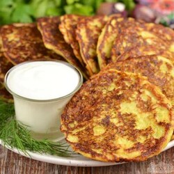 Двухслойные оладьи из кабачков. Таким способом они всегда получаются пышными и вкусными! - Вкусные рецепты - медиаплатформа МирТесен