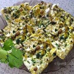 Яичница с шампиньонами по-быстрому