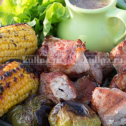 Сочный шашлык из свинины