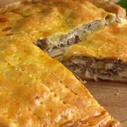 Простой мясной пирог с картошкой - пошаговый рецепт с фото на Повар.ру