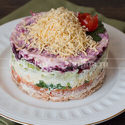 Салат "Сказка" – рецепт приготовления с фото от Kulina.Ru